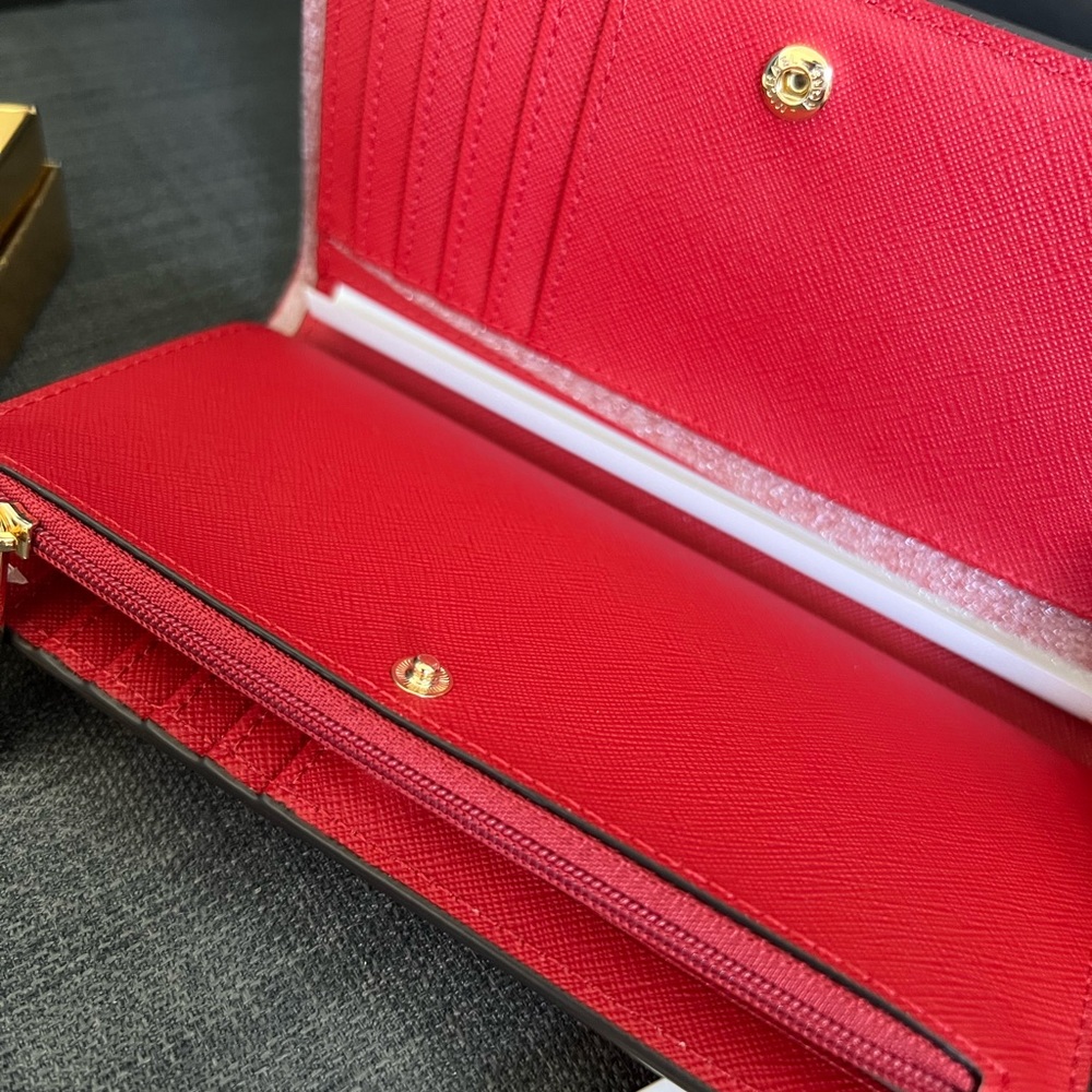 NWT MICHAEL KORS JET SET CHARM LARGE TOP ZIP CONTINENTAL WALLET CASE - Picture 4 of 6